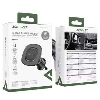 Acefast D44 supporto magnetico per auto per bocchette dell'aria nero