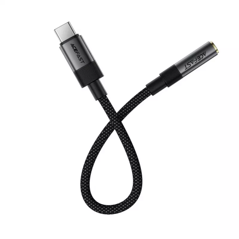 Acefast adattatore audio USB-C a 3,5 mm J12 nero