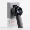 JISULIFE Ventilatore portatile 4 Nero - Mini ventilatore USB ricaricabile con 3 velocità, design pieghevole