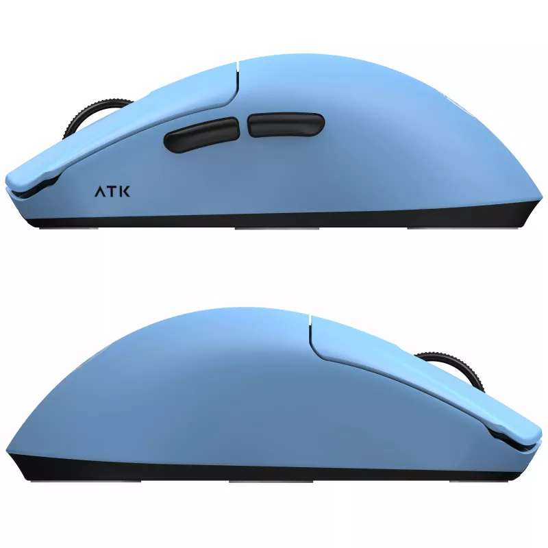 Mouse gaming ATK x LEV F1 V2 Extreme, wireless, PAW3950 Ultra, 8K Hz - blu