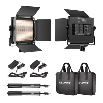 Kit luce video LED bi-color NEEWER 660 (2 lampade, 40W, 3200-5600K)