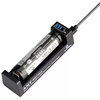 XTAR ANT MC1+ caricabatterie Micro USB per batterie Li-Ion 18650