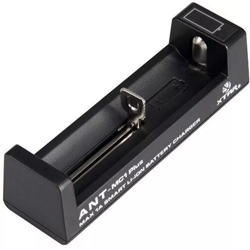XTAR ANT MC1+ caricabatterie Micro USB per batterie Li-Ion 18650