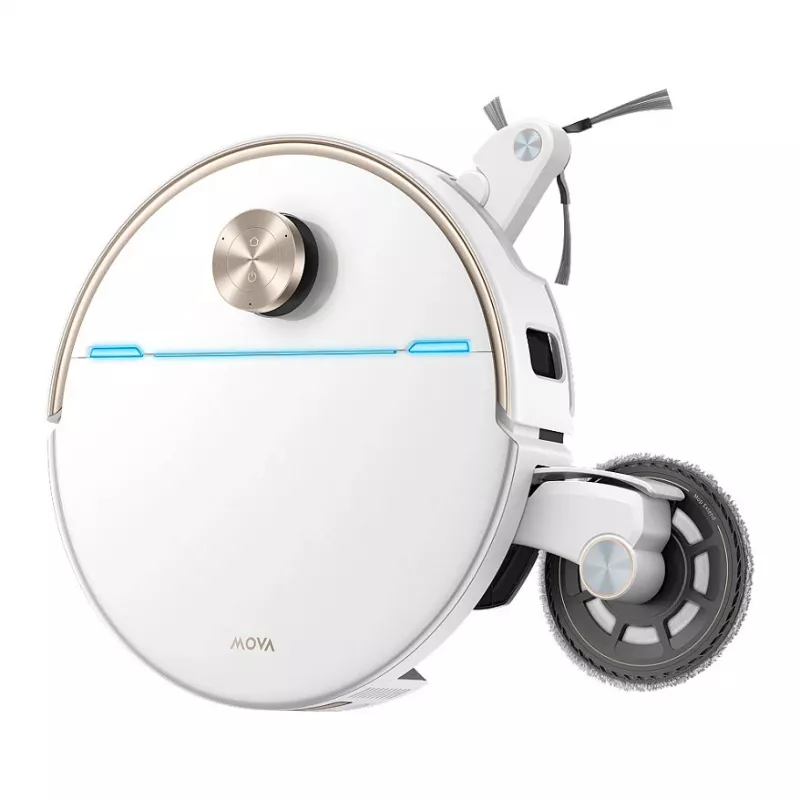Mova V70 Ultra Complete bianco robot aspirapolvere e lavapavimenti con stazione di pulizia