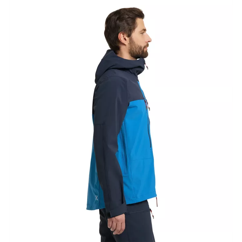 Giacca softshell Haglöfs Roc Sight - Nordic Blue