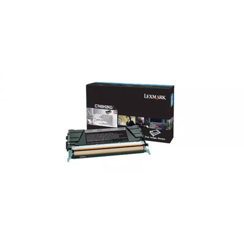 Lexmark cartuccia toner originale nero ad alto rendimento (C746H2KG)