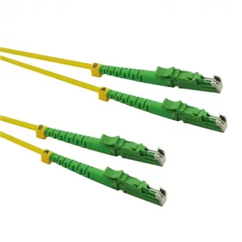 ROLINE cavo patch in fibra ottica Duplex 9/125 µm OS2 LSH/APC, LSOH, giallo, 3 m