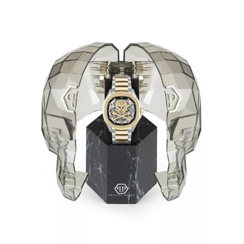 Philipp Plein The $keleton orologio automatico uomo PWRAA0323 42mm silicone nero