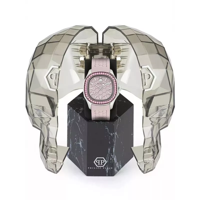Philipp Plein orologio donna PWTAA0123 38mm al quarzo con cinturino in silicone nero