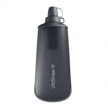 LifeStraw Peak Squeeze borraccia filtrante, 1 L, Dark Grey