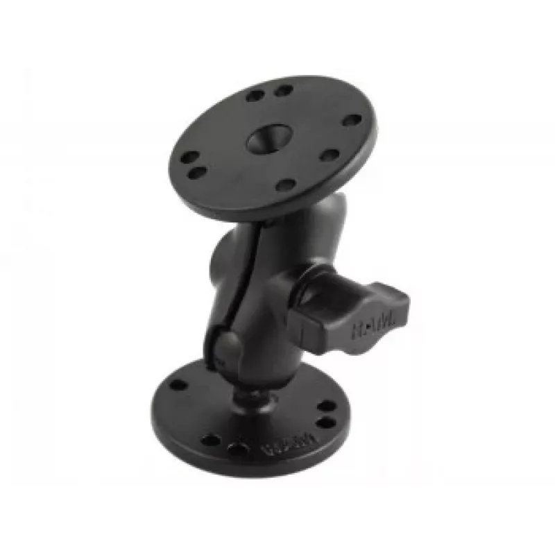 RAM MOUNTS braccio di montaggio corto B-Size + 2 basi rotonde B-Size 1.0 Ball da 2.5