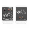 KANTO AUDIO YU2MW-CG diffusori attivi da scaffale con USB-DAC e AUX da 3,5 mm - bianco opaco (incl. cavo di alimentazione Type-C e G)