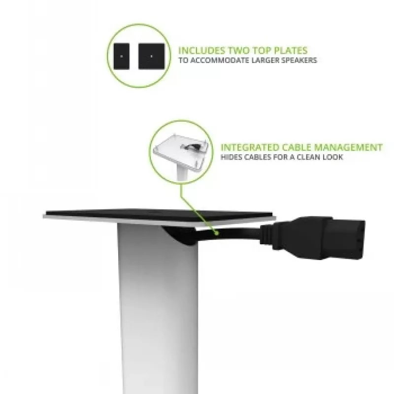 Kanto Audio 26 supporti universali per diffusori da scaffale - bianco (coppia)