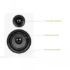 KANTO AUDIO YUP4W diffusori passivi da scaffale coppia - bianco