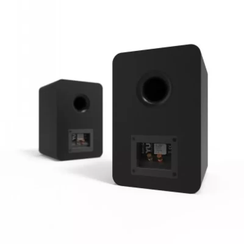 KANTO AUDIO YUP6 diffusori passivi da scaffale coppia - tweeter a cupola in seta da 1 pollice e woofer in Kevlar da 5,25 pollici - nero