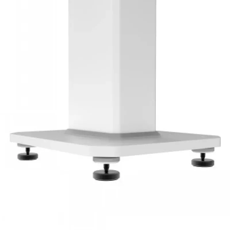 KANTO AUDIO 26 supporti per diffusori alti riempibili con piedini isolanti - bianco (coppia)