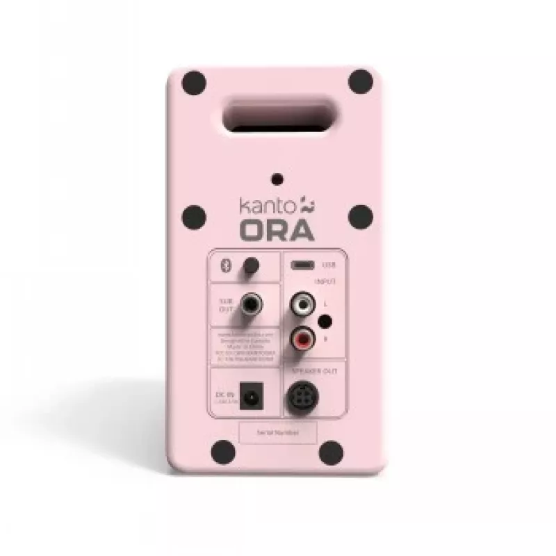 KANTO AUDIO altoparlanti da scrivania powered reference 100W con Bluetooth - rosa, coppia (incl. cavo di alimentazione USB-C)