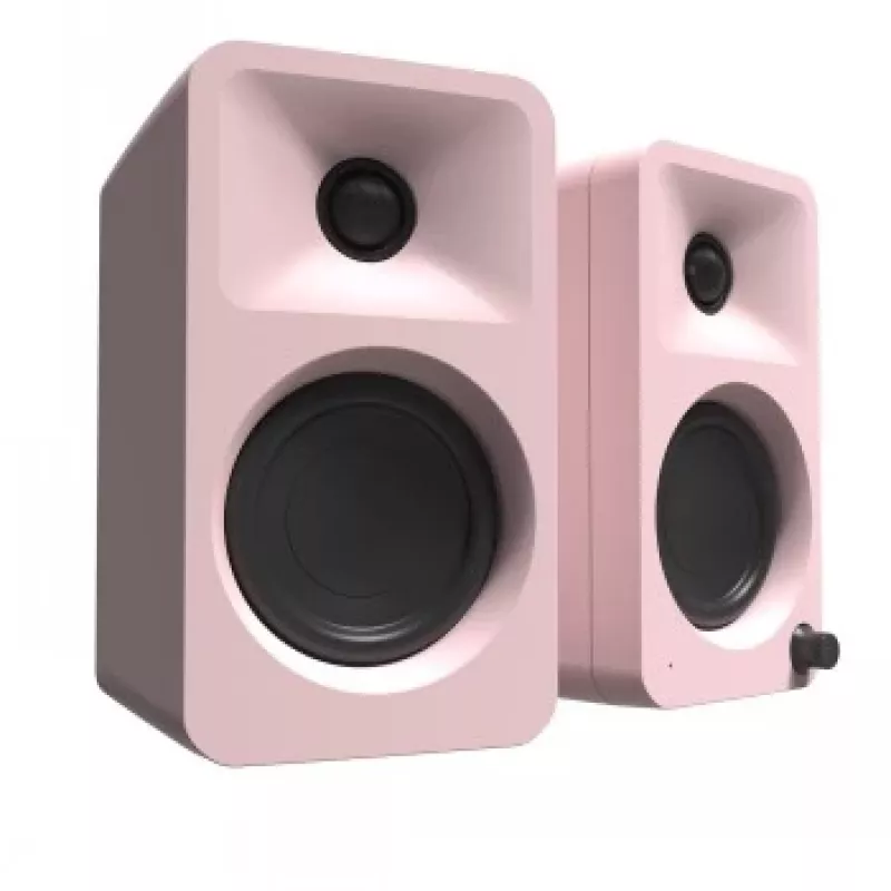 KANTO AUDIO altoparlanti da scrivania powered reference 100W con Bluetooth - rosa, coppia (incl. cavo di alimentazione USB-C)