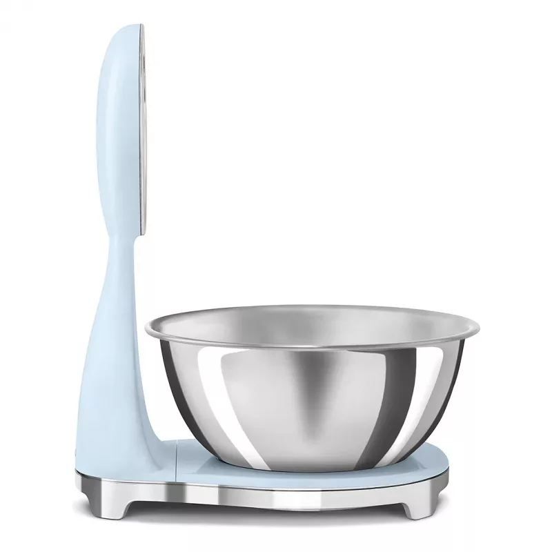 Smeg KSF01PBWW Bilancia da cucina analogica e digitale blu pastello