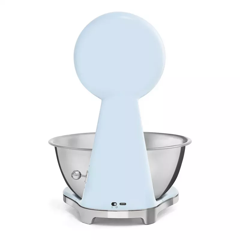 Smeg KSF01PBWW Bilancia da cucina analogica e digitale blu pastello