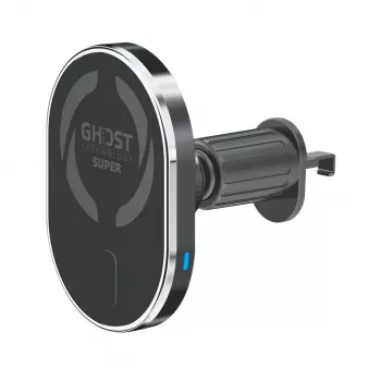 CELLY supporto auto MagSafe con ricarica wireless - ricarica rapida Qi 15W, supporto a bocchetta d'aria, rotazione 360°, nero