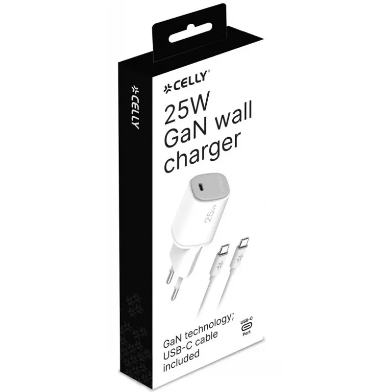CELLY UP TC 1 USB-C 25W + cavo C to C