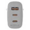 CELLY UP TC 1 USB 2 USB-C 65W WH caricabatterie da parete GaN bianco