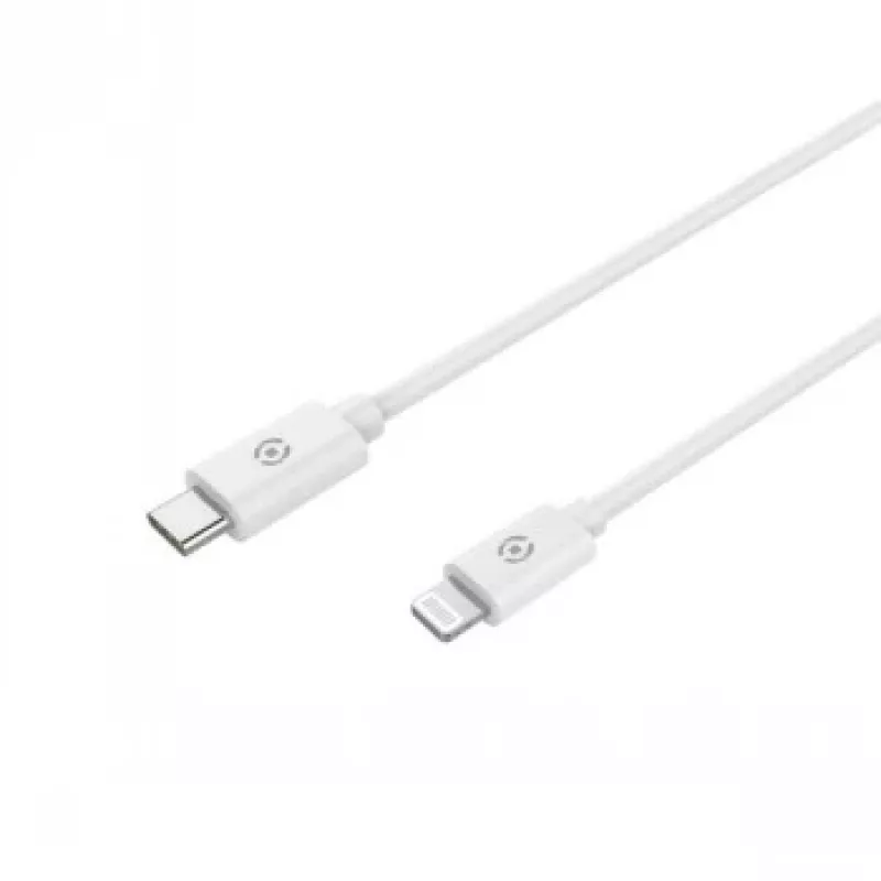 CELLY cavo Lightning a USB-C 60W - 1,2m bianco certificato MFi