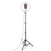 CELLY Ring Professional treppiede con luce - 160 cm, pannello LED ring 10