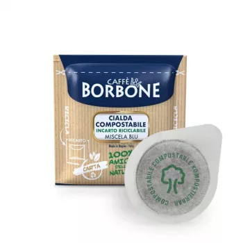 Caffè Borbone Miscela Blu cialde di caffè ESE 44mm confezione da 100 (da 7,2 g)