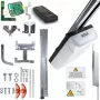 Kit motorizzazione per garage FAAC D600 FDS con guida in due parti e cinghia dentata in Kevlar da 3m