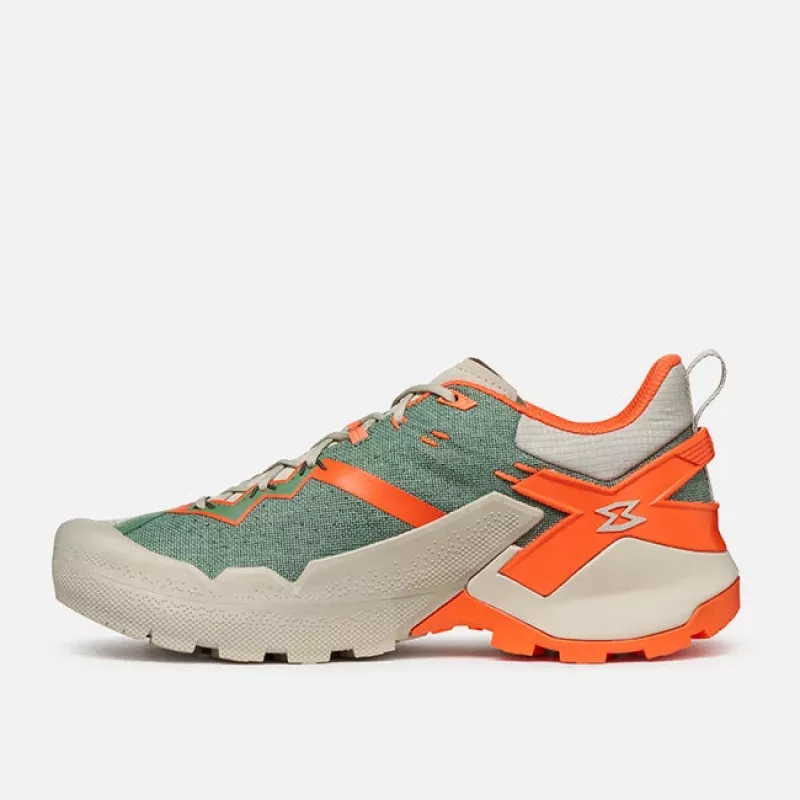 Garmont 9.81 Onyx GTX Approach Shoes - Agate Grey/Firecracker Orange (EU 42)