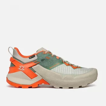Garmont 9.81 Onyx GTX Approach Shoes - Agate Grey / Firecracker Orange (EU 44)