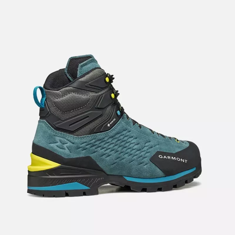 Garmont Ascent Evo GTX Mountaineering Boots - Jay Blue/Sheen Yellow, EU 42,5