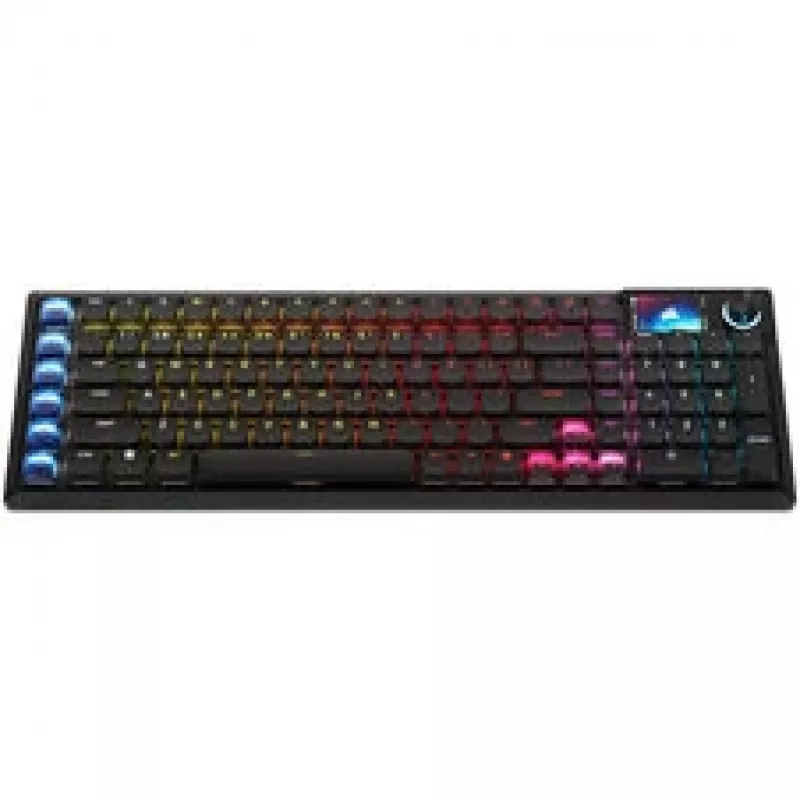 Corsair Vanguard Air 99 tastiera gaming wireless, ottico-meccanica, low profile, polling 8K, layout DE - nero