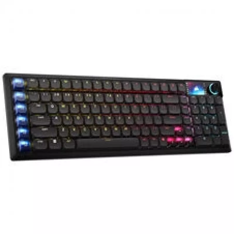 Corsair Vanguard Air 99 tastiera gaming wireless, ottico-meccanica, low profile, polling 8K, layout DE - nero