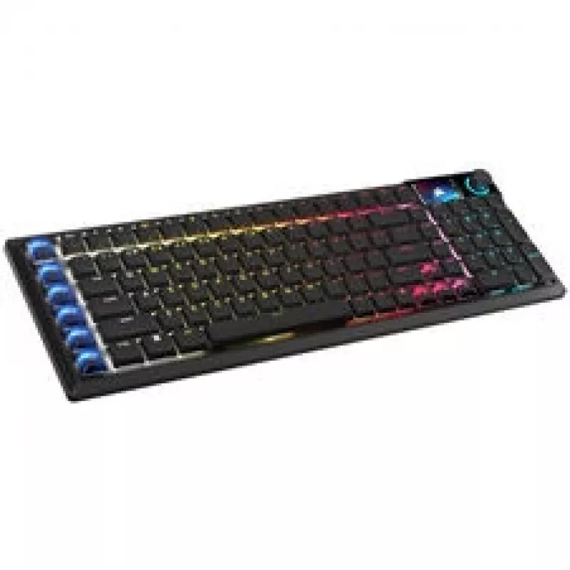 Corsair Vanguard Air 99 tastiera gaming wireless, ottico-meccanica, low profile, polling 8K, layout DE - nero
