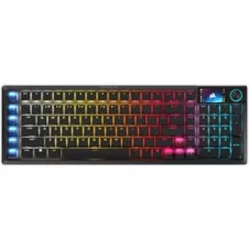 Corsair Vanguard Air 99 tastiera gaming wireless, ottico-meccanica, low profile, polling 8K, layout DE - nero