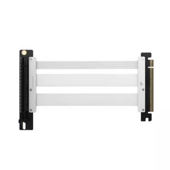 Corsair Premium PCIe 5.0 Riser Cable, 175 mm, interfaccia x16 - bianco