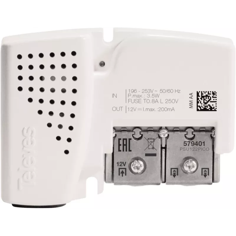 Televes Picokom 2S alimentatore 12V 200mA 579401
