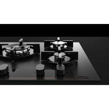 TEKA GBC 75-G1 piano cottura a gas, 5 fuochi, nero, da incasso, gas naturale/GPL