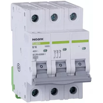 Noark Ex9BN 3P B10 Interruttore automatico magnetotermico 10A 6kA tipo B 3 poli MCB