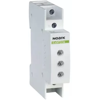 NOARK Ex9PD3e Spia di segnalazione, 230/400V AC/DC, 3 x LED rossi, guida DIN