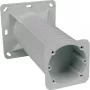 KOPOS KEZ_KB scatola di installazione elettrica per facciate con isolamento termico, 120x120 mm, grigio/arancione