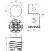 KOPOS MDFZ 80/VDZ_KB scatola di derivazione elettrica IP65 grigio 80 mm