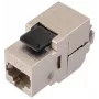 Solarix Cat.6A STP RJ45 keystone jack tool-less nero SXKJ-10G-STP-BK-SA