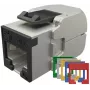 Solarix Cat.6A STP RJ45 keystone jack tool-less SXKJ-10G-STP-RAL-SA