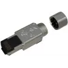 SOLARIX connettore industriale RJ45 Cat.6A STP tool-less, 1 pz., nero/argento