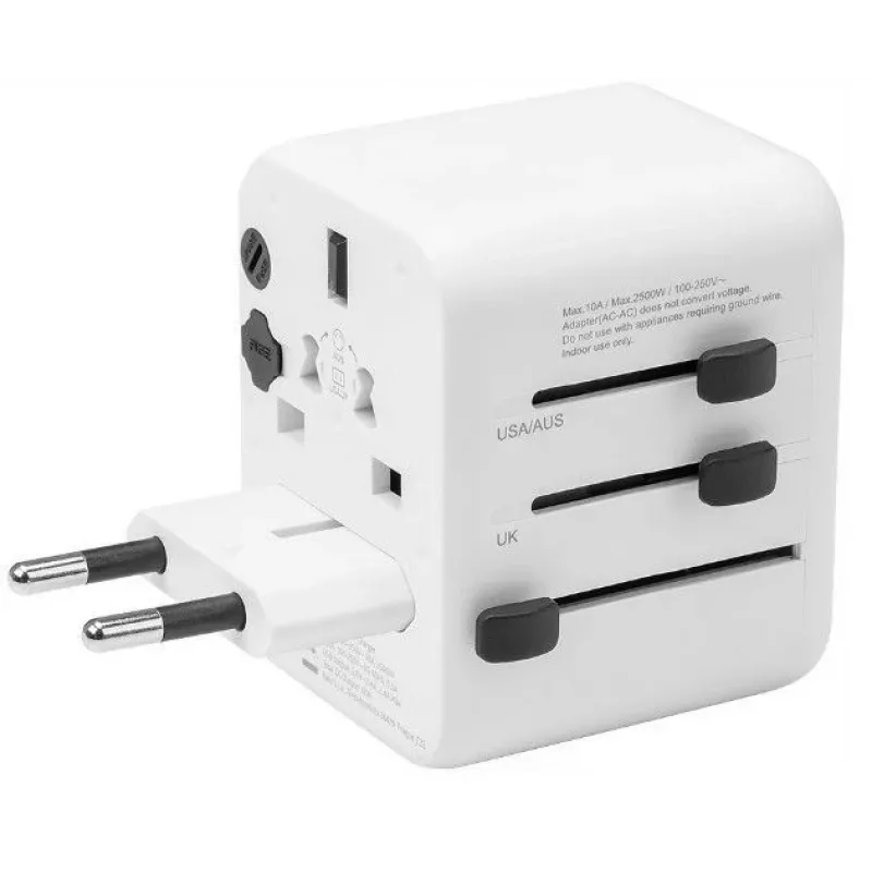 Adattatore da viaggio Tactical PTP 12W bianco