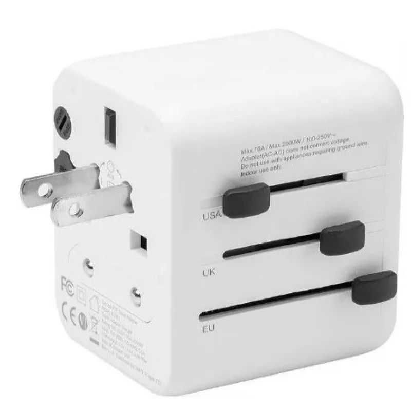 Adattatore da viaggio Tactical PTP 12W bianco